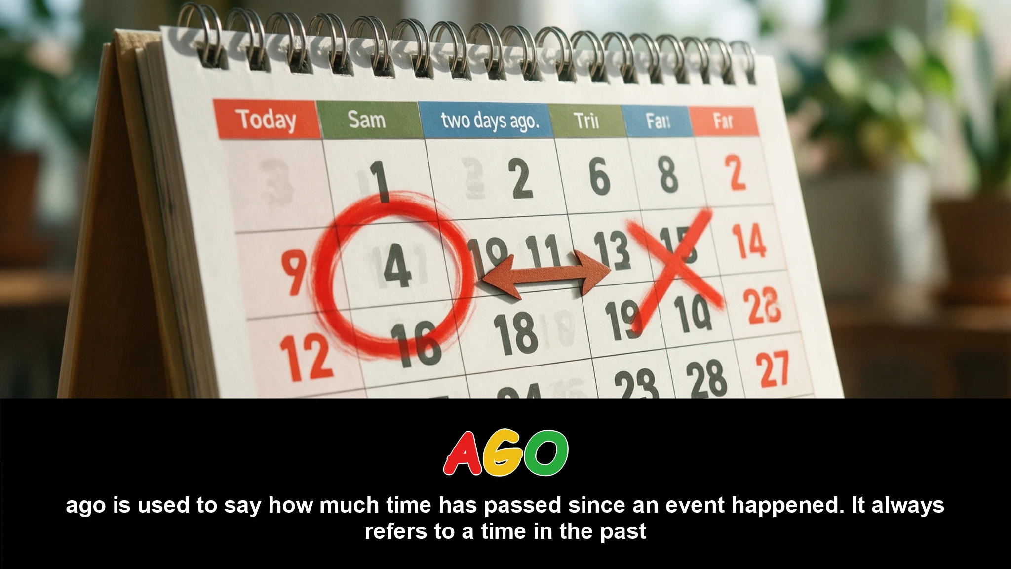 English Illustration for ago